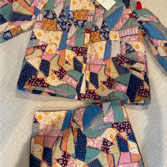 Sézane Kalvin Jacket in Patchwork NWT 36/4 *RARE* - Picture 5 of 5